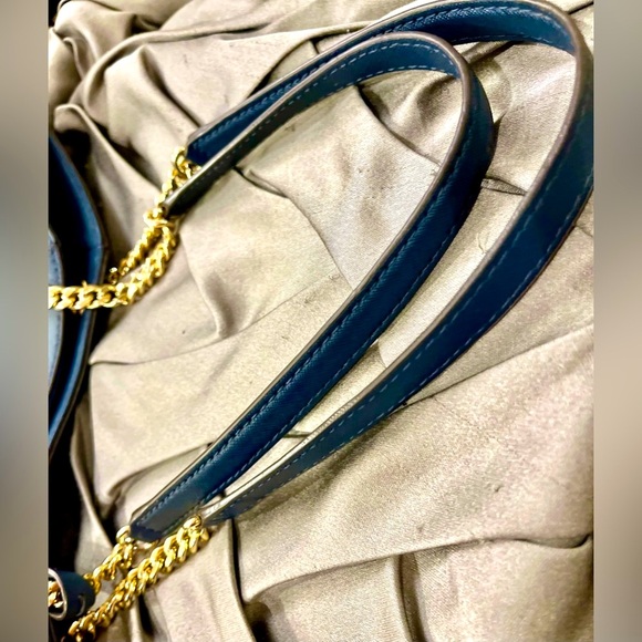 Michael Kors Jet Set Large Saffiano Leather Shoulder Bag - Blue - Picture 8 of 14